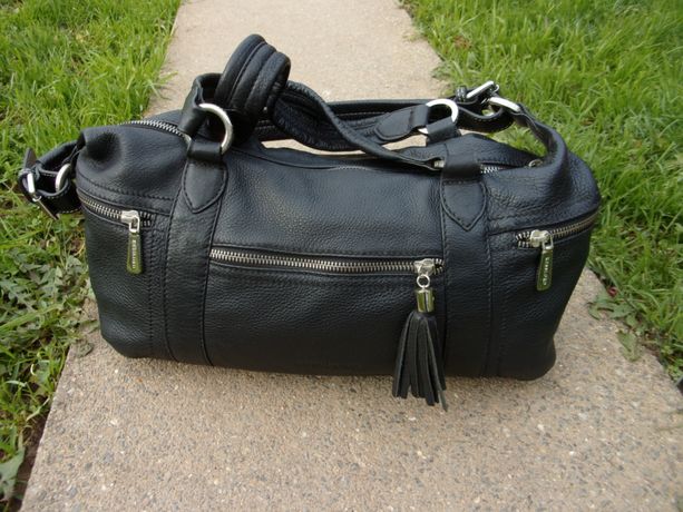 Grand sac à main porte-bagages en cuir - Annso