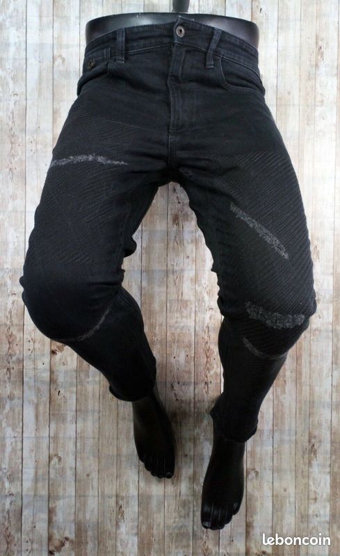 Jeans G-Star Type C 3D Super Slim Restored pour homme Taille 40 W