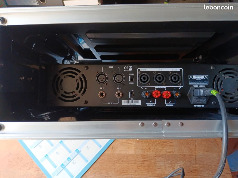 Vend ampli twin reverb, table de mixage, ampli de puissance (image 6)