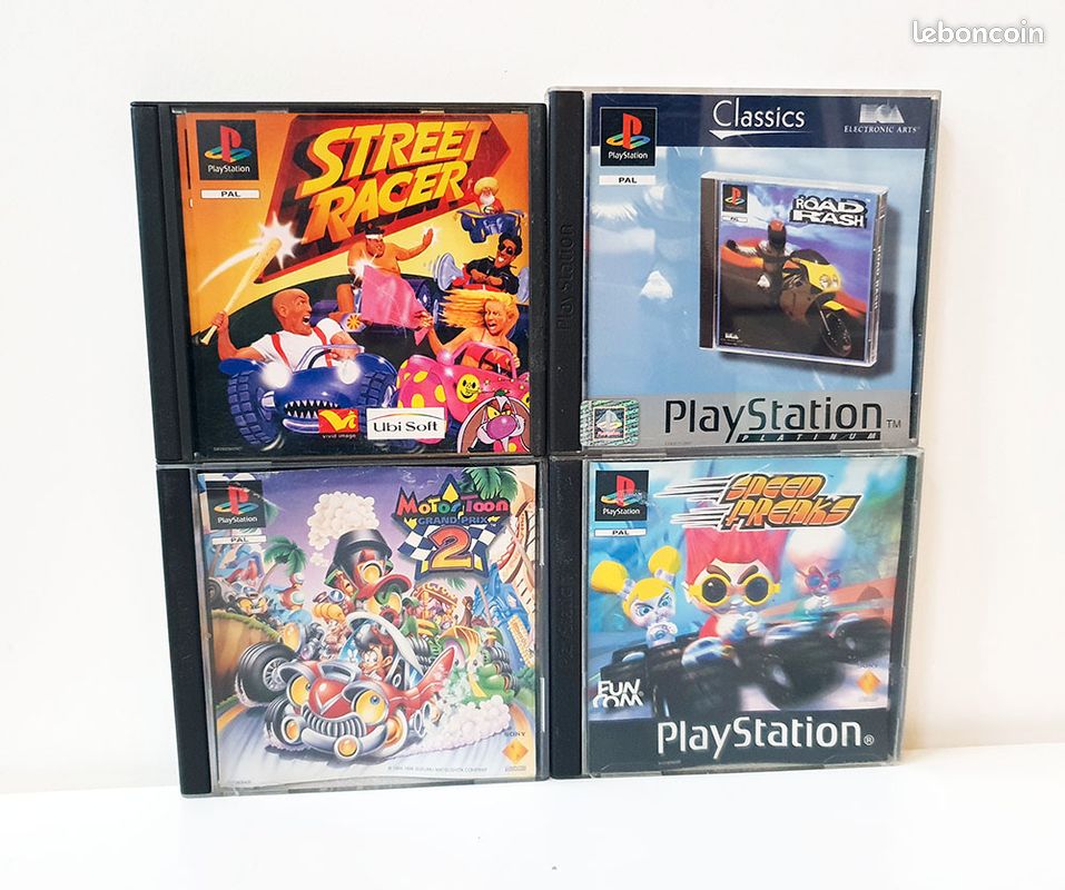 Lot De 5 Jeux PS1 – Dont Resident Evil 2 – En Français – PAL