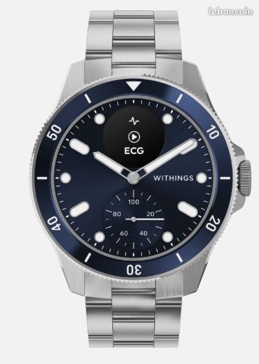 WITHINGS Scanwatch Nova - HWA10-MODEL7 - Montre connectée - Montre hybride - Homme- (image 1)