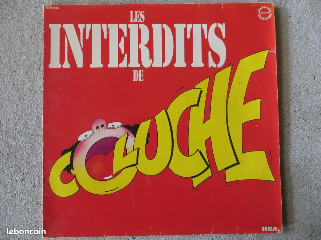 Vinyle Coluche "Les interdits" (image 1)