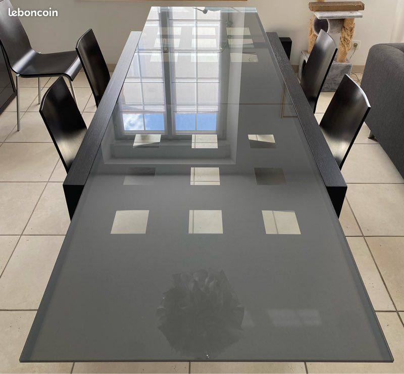Table à manger 6 à 10p (rallonge) - style contemporain (image 4)