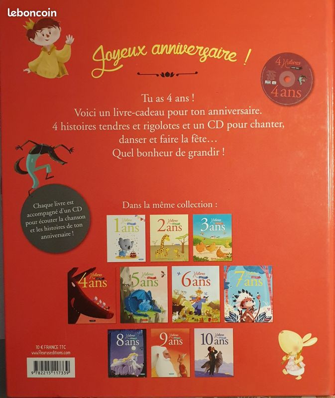 C92 - Livre 4 Histoires avec CD (image 2)