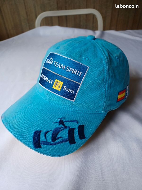 Casquette Renault F1 Team ING - Blanche - Taille Réglable - Occasion Très Bon état - Pour Fans De F1