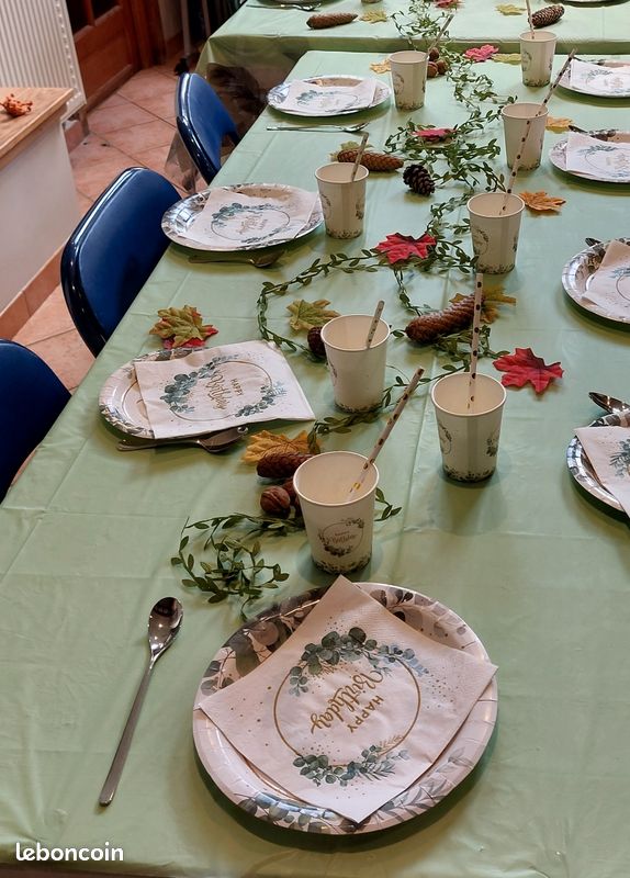 Confettis de table Anniversaire - Chiffre 20 - Bois - Décorations Anniversaire
