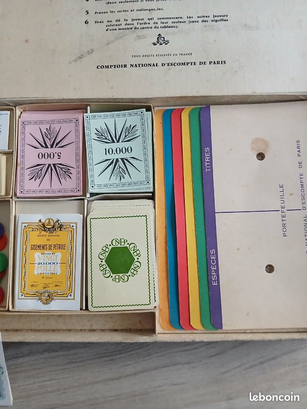Ancien Jeu De BOG En Carton, éditions COQUERET, Fin XIXe - Début XXe Siècle