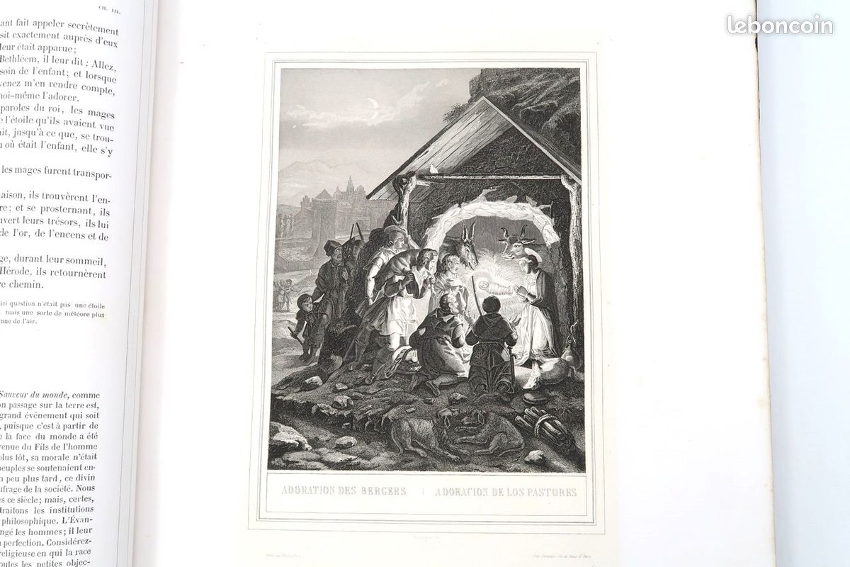 La vie de N. S. Jésus-Christ de Jérôme Natalis - in-folio 1853 130 gravures (image 7)