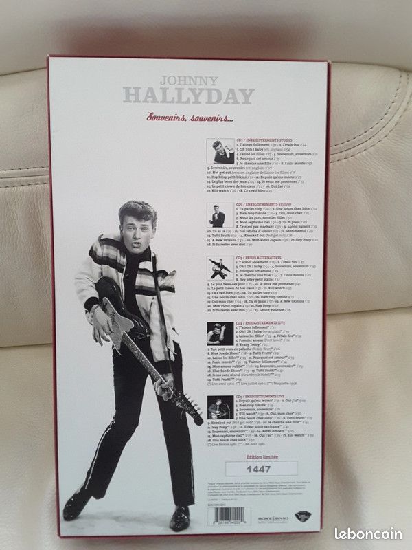 Johnny hallyday "souvenirs, souvenirs" coffret l'intégrale des années vogue tirage limité et numéroté (image 2)