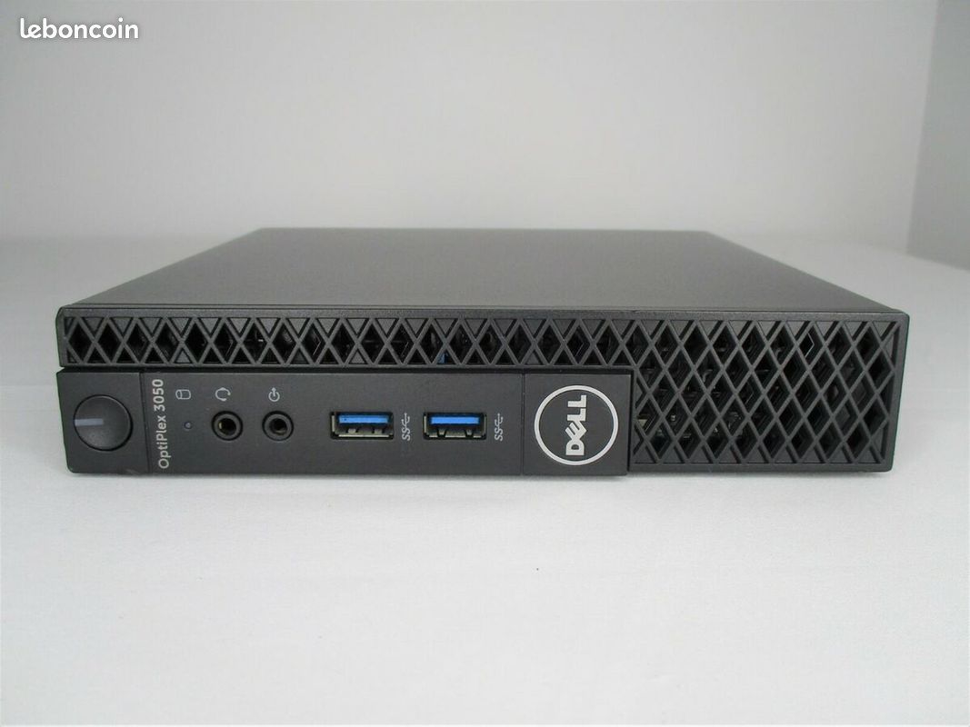 Ordinateur Bureau DELL i3 7Gen W10 8GO SSD 128 GB + 500 SATA (image 1)