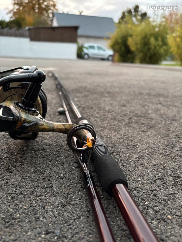 Canne à pêche ( Let Carp 300 ) + moulinet Prowess ( neuf )+ protection capelan ( 1 canne ) (image 3)