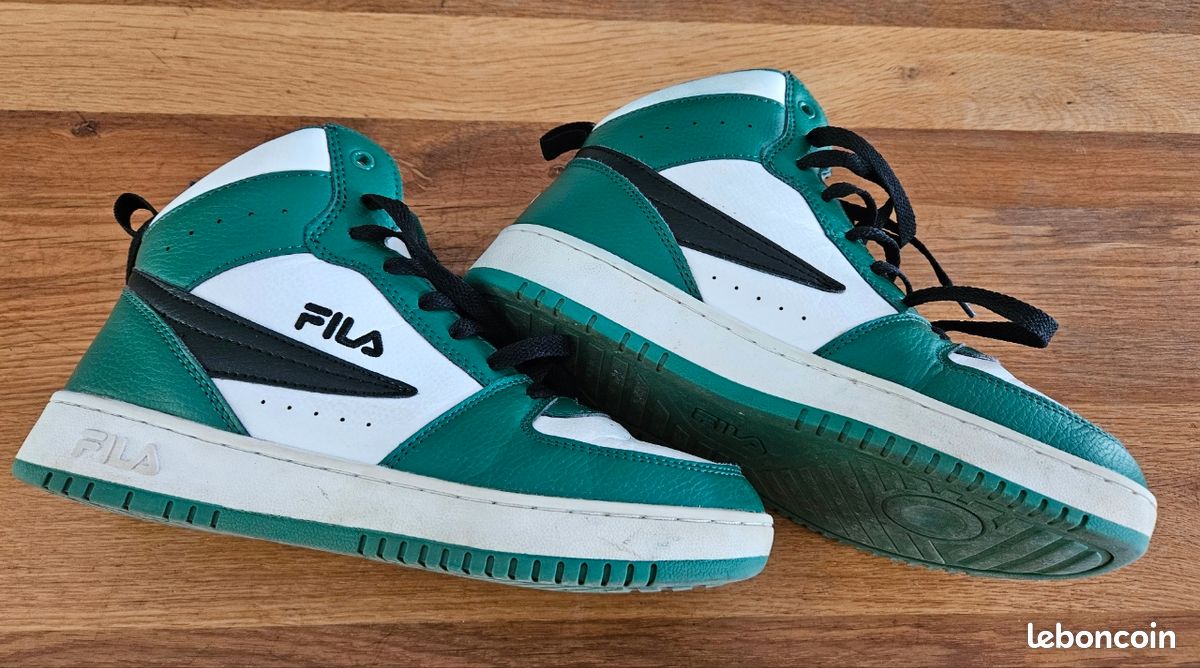 Baskets fila vert Taille 37 Chaussures