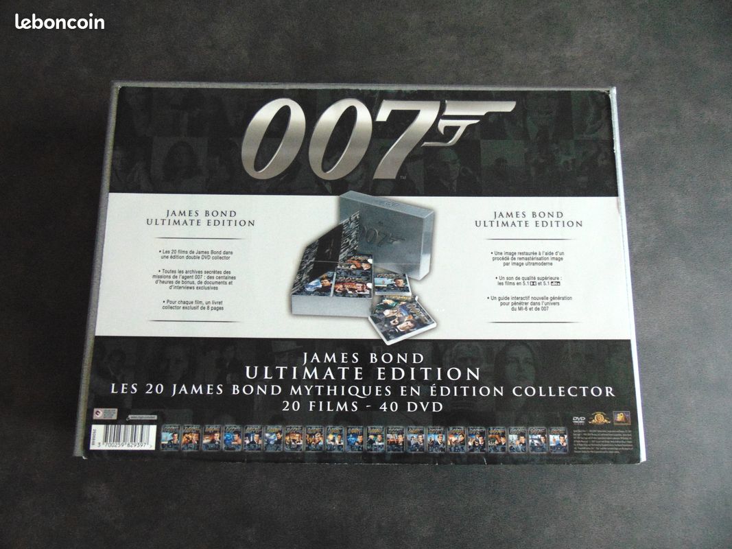 James Bond Ultimate Edition - Coffret de 20 films / 40 DVD (image 1)