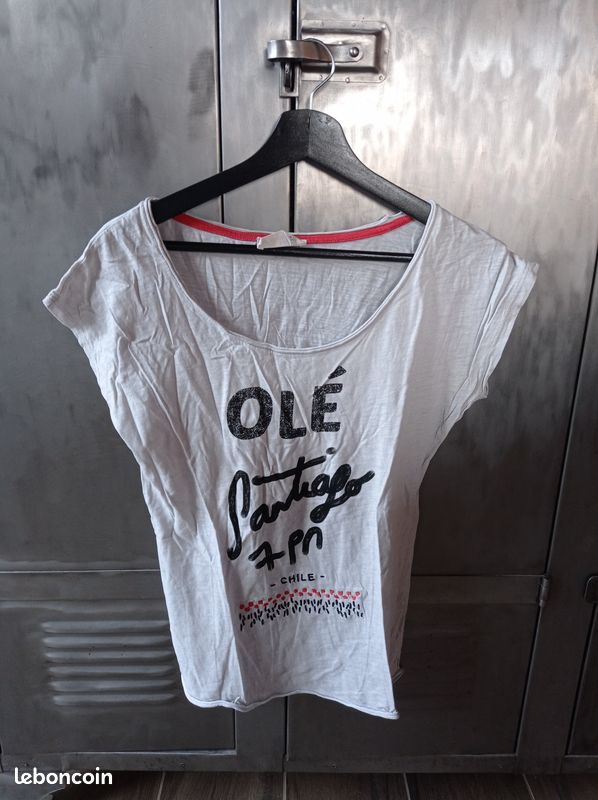 Tee-shirt manches courtes Bonobo taille XS bon état (image 1)