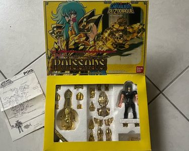JOUET VINTAGE FIGURINE saint seiya chevaliers d'or du zodiaque dragon