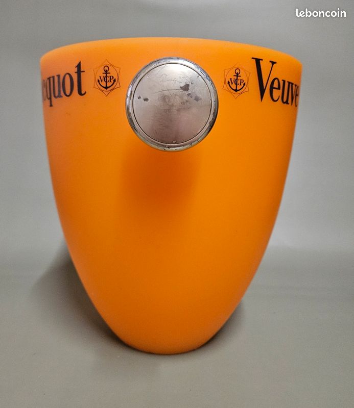 Seau à Glace Orange Veuve Clicquot - Plastique - NEUF - Idéal Champagne