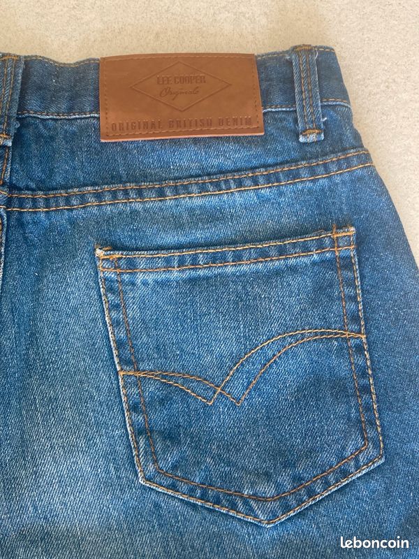 Jeans Lee Cooper de la taille 42, de couleur bleu de denim