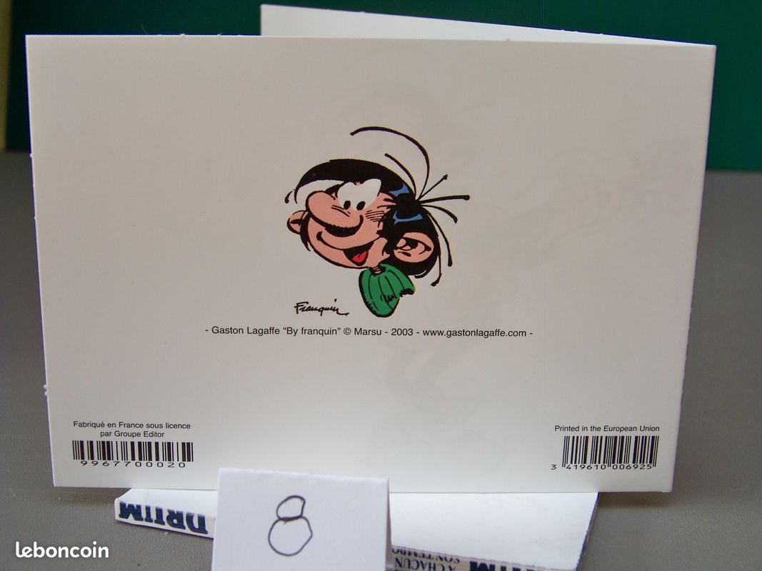 Cartes postales doubles Gaston Lagaffe 2003_2 (image 9)