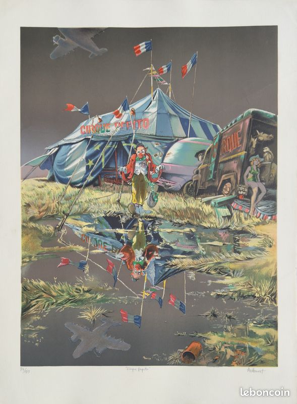SALVADOR DALI MAGNIFIQUE Lithographie Signée et Numérotée avec C.O.A