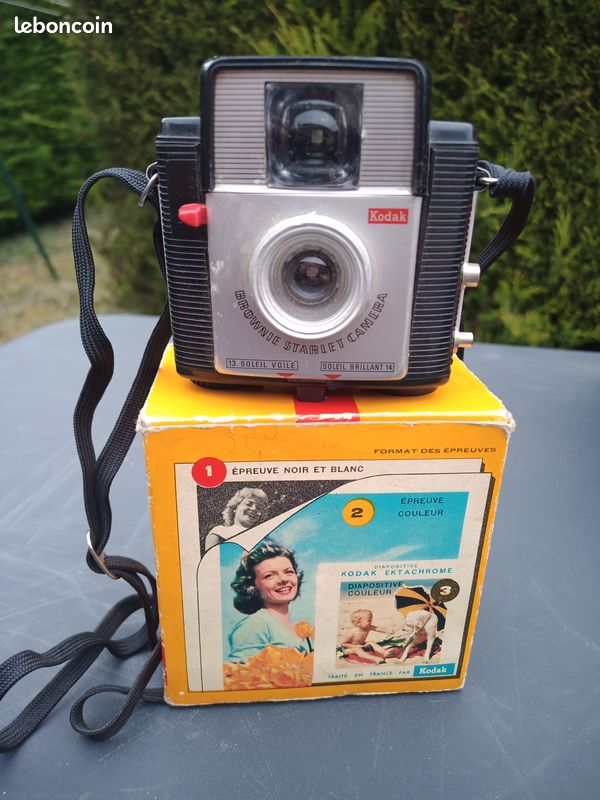 Appareil Photo Vintage Kodak Brownie Starlet – Argentique, état Correct