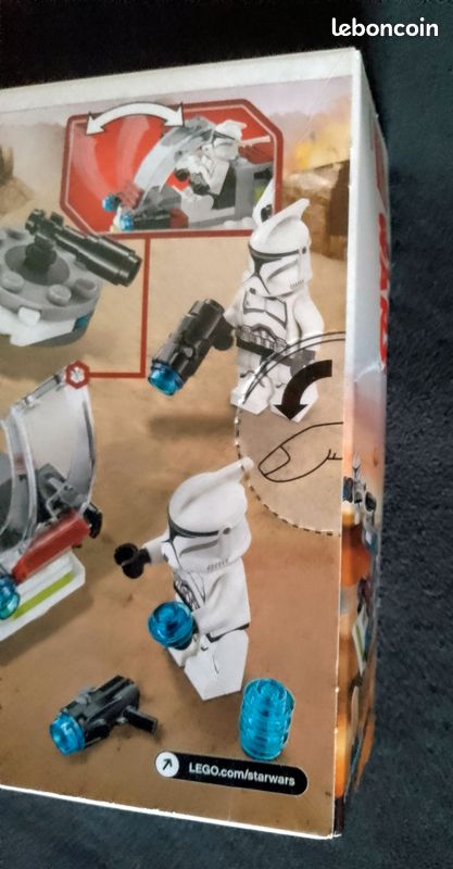 Lego STAR WARS 75206 "Pack de Combat des Jedi et des Clone Troopers" - NEUF Scellé (image 6)