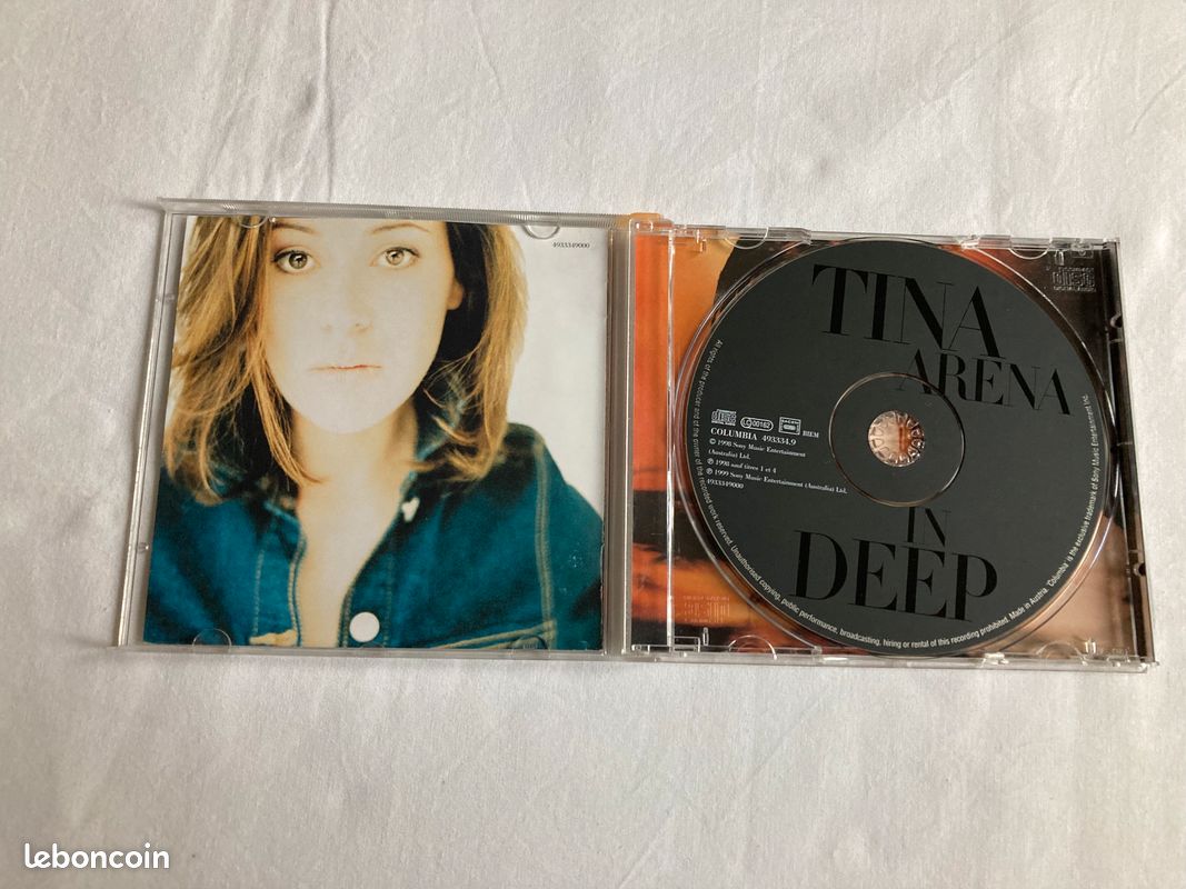 CD Tina Arena "in deep" (image 3)