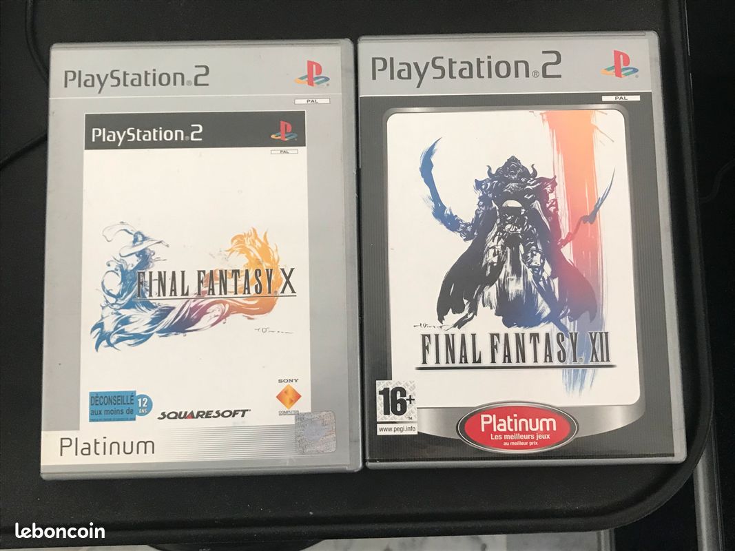 Final Fantasy X + X-2 + XII (10, 12) / Lot 3 Jeu PS2 Sur Final Fantasy X + X-2 + XII (10, 12) / Lot 3 Jeu PS2 Sur