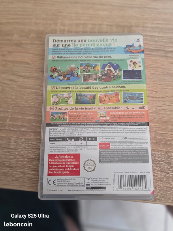 Console Switch oled édition splatoon 3. . Toute neuve. Jamais utilisée. . Avec animal crossing. Manette pour Switch. Trousse de transport et protection (image 15)