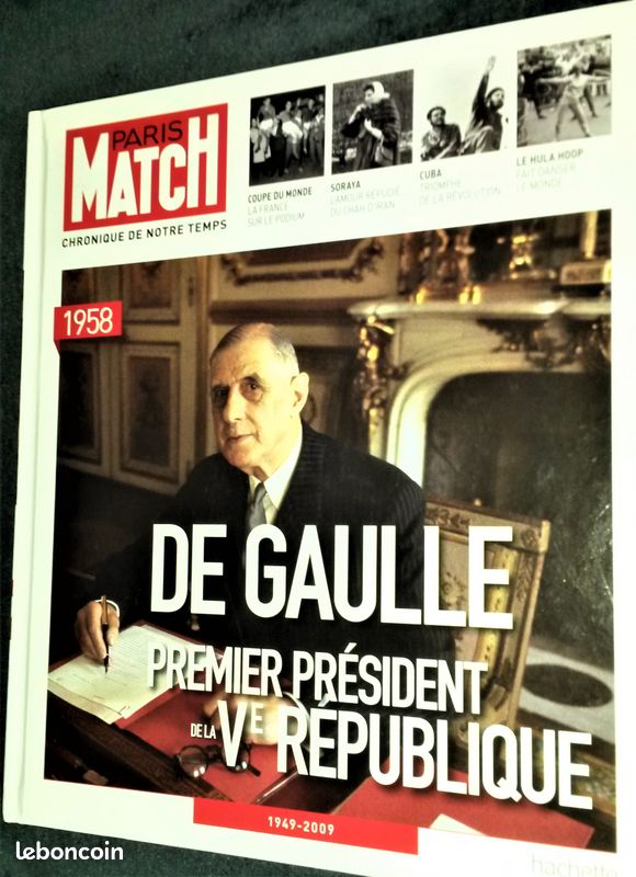 Livre Paris Match Chronique de notre Temps : 1958 - De Gaulle TBE (image 1)