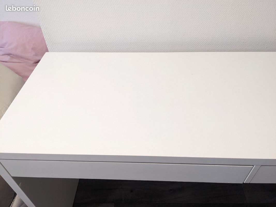 Bureau MICKE blanc 142x50 cm (image 2)