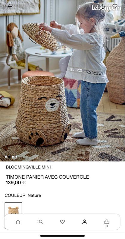 Petit Panier Publicitaire M&M’S En Céramique – État Comme Neuf (15 X 8 X 7 Cm)