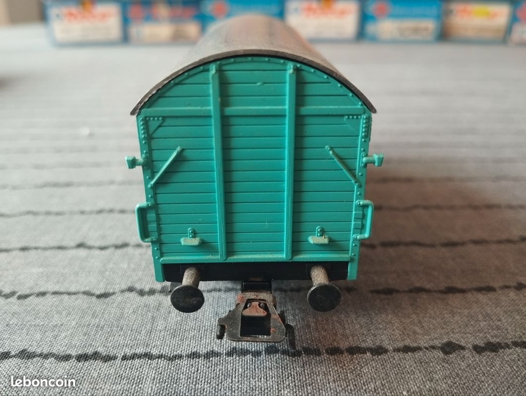ROCO 47606 HO - wagon baché rils long SBB CFF FFS EUR 39,00 - PicClick FR