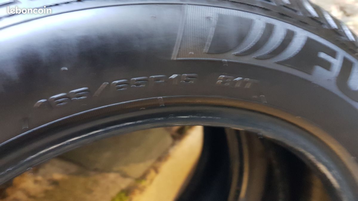 2 pneus tout saisons 165/65/15 Fulda (image 1)