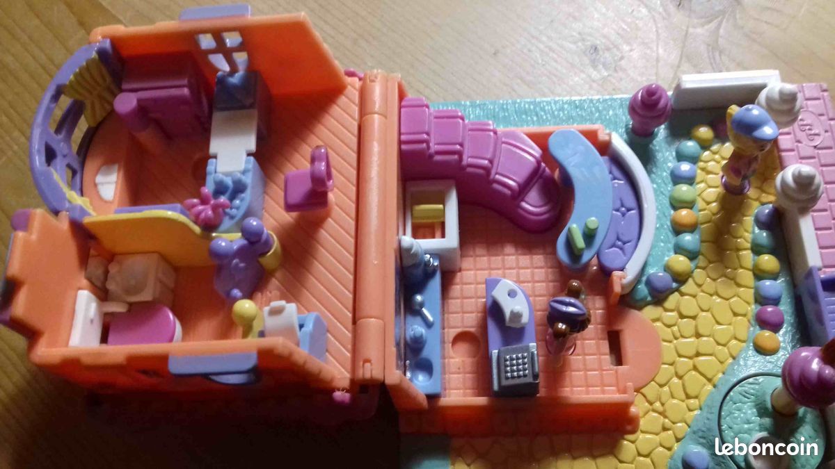 Polly Pocket - Glacier Ice Cream Parlor - MATTEL 1995 - Complet Sans Blister