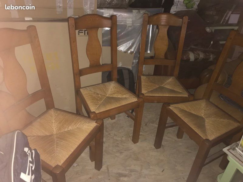 4 chaises en chêne - Bon état (image 1)