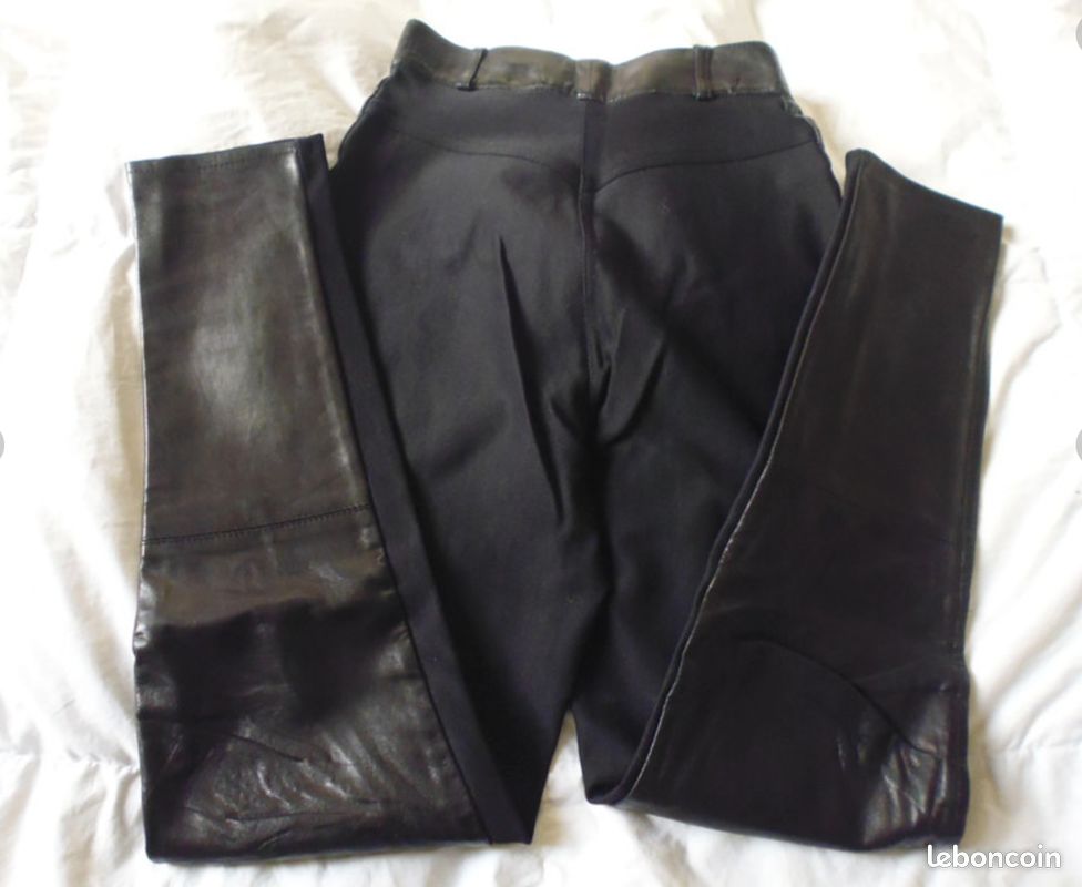 Pantalon cuir Taille 1 Atelier Tell Me Paris (image 3)