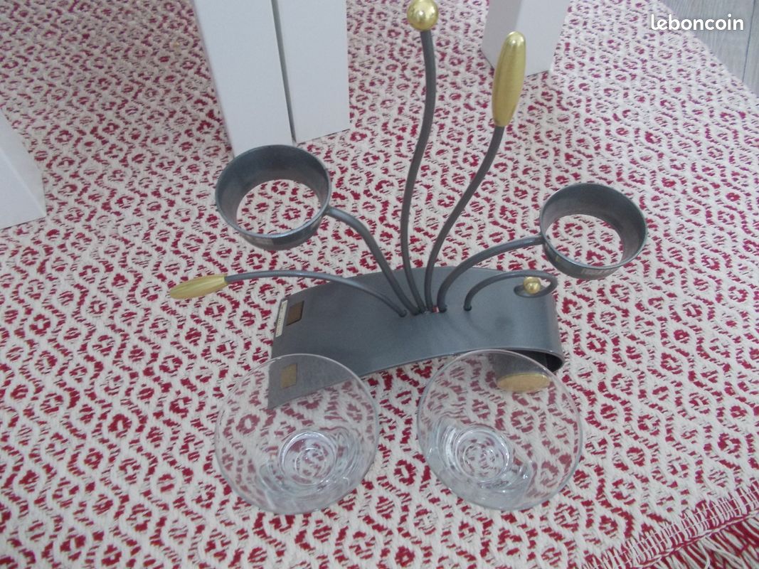 Bougeoir chandelier d'art FORMANO (image 2)