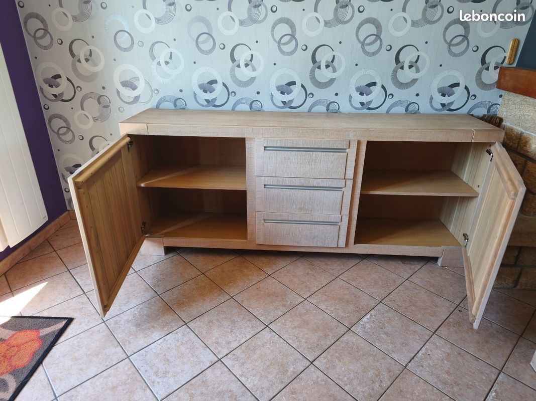 Ensemble Monsieur Meuble – Table extensible + Buffet 216 cm + Meuble TV (image 3)