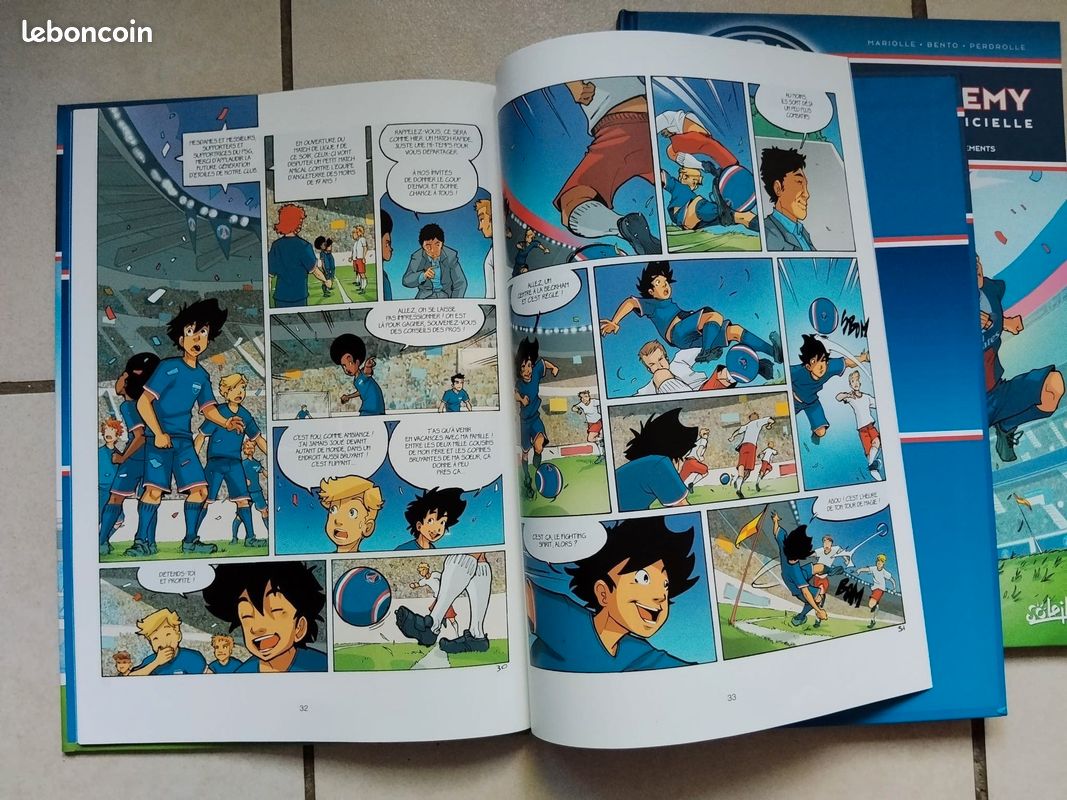 BD Academy PSG la bd officielle tome 1 et 3 (image 3)