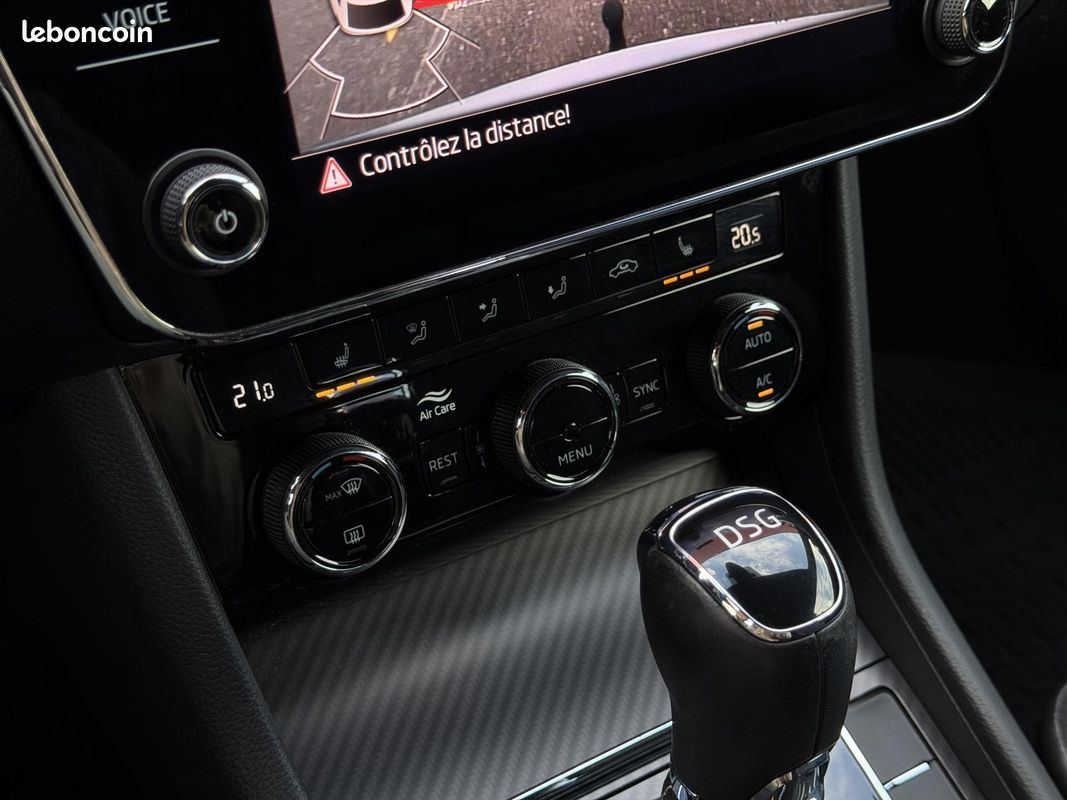 SKODA SUPERB Sportline TSI PHEV Hyrbide recharg 218 DSG 1ère Main Attelage Caméra Kessy GPS (image 12)