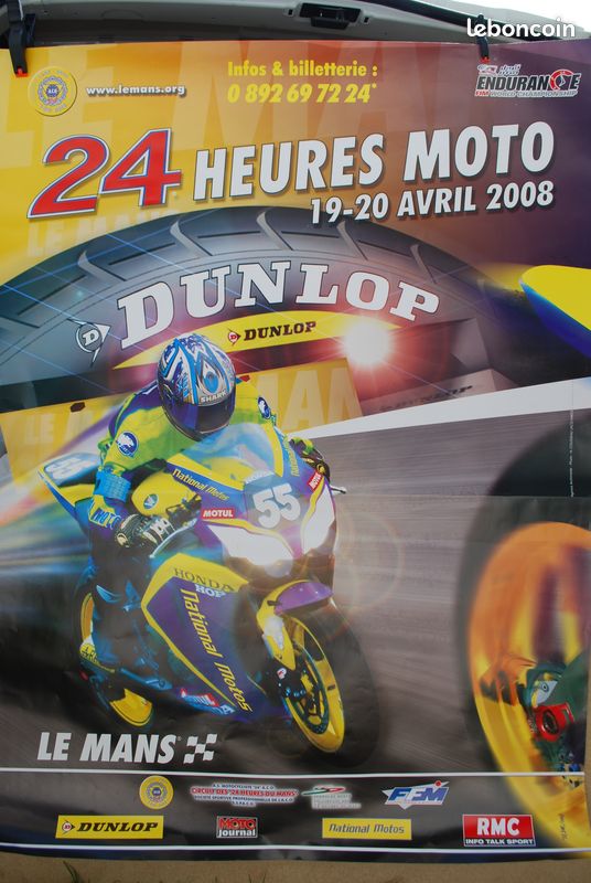 Moto. Affiches 120 x 160 des 24 heures du mans motos (image 4)