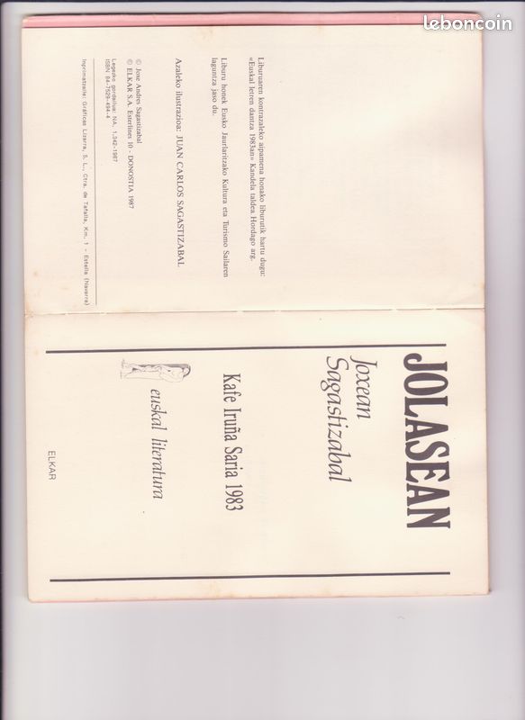 JOLASEAN de JOXEAN SAGASTIZABAL en Basque (image 3)