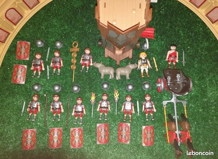 Armée romaine playmobil avec tour de siège contre les gaulois (image 2)