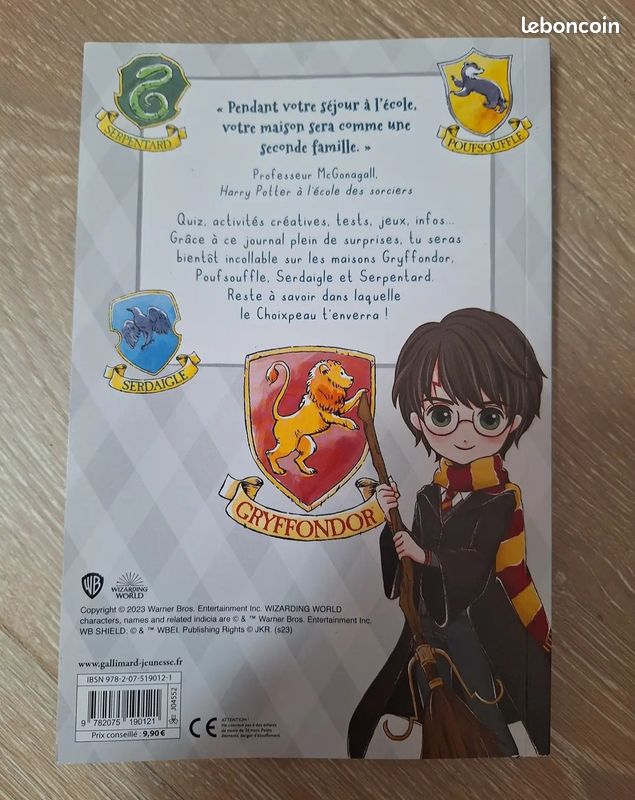 Cahier activités Harry Potter (image 2)