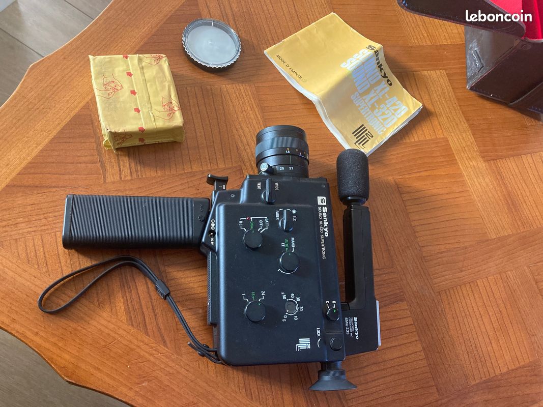 Caméra super Sankyo XL-420 avec micro SMU-233 Photo, audio vidéo