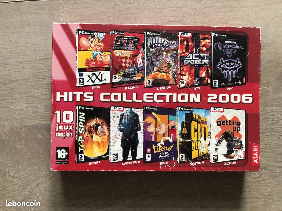 Compilation De Jeux PC – Atari Hits Collection (2006, Très Bon état)