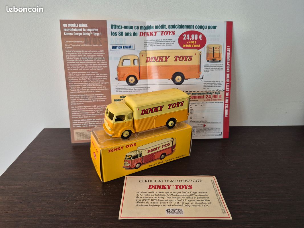 Coffret Dinky Atlas Simca 5 - 6 Modèles Miniatures Réf 35A, échelle 1/56, Neuf