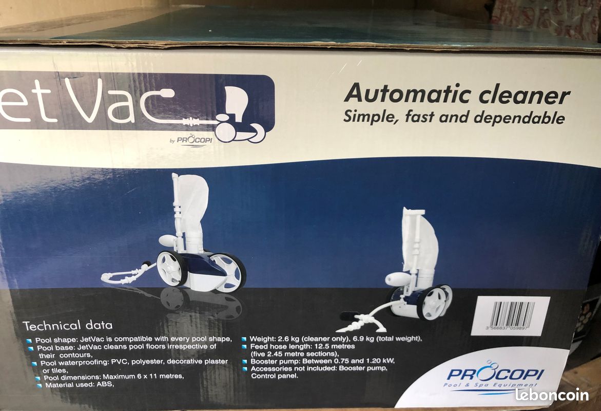Robot à surpression pour piscine PROCOPI JetVac - Neuf (image 1)