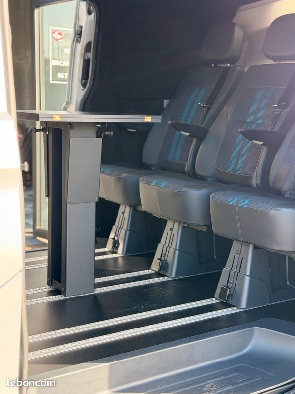 59500 HT Nouveau FORD CUSTOM HYBRIDE CABINE APPROFONDIE avec sièges modulables (image 3)