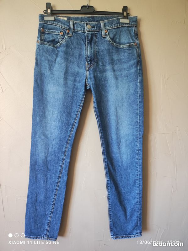 ✨ Jean Levi’s 512 Slim Taper – Bleu Brut Authentique – État Neuf – W31 L32 ✨ (image 1)